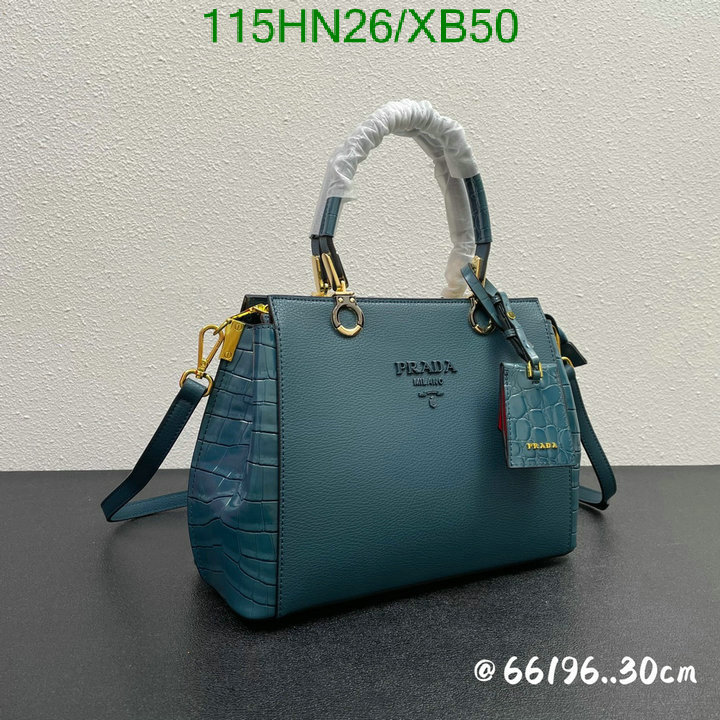 Prada Bag-(4A)-Handbag-,Code: XB50,$: 115USD