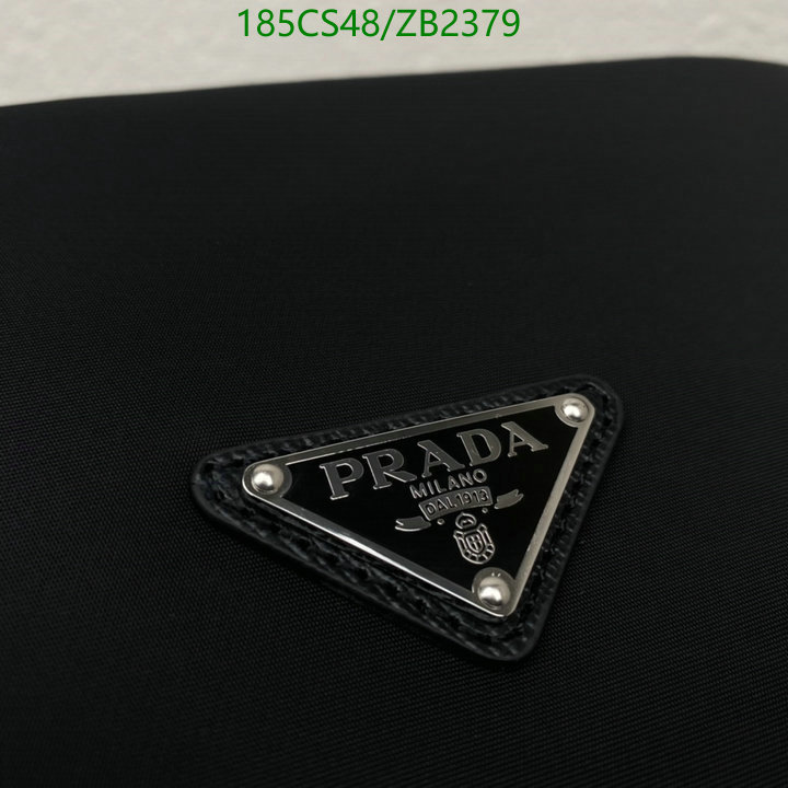 Prada Bag-(Mirror)-Diagonal-,Code: ZB2379,$: 185USD