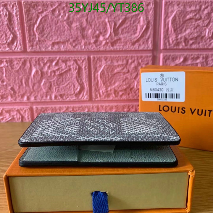 LV Bags-(4A)-Wallet-,Code: YT386,$: 35USD