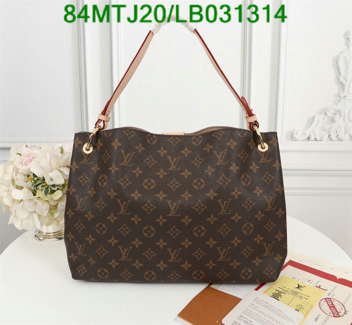 LV Bags-(4A)-Handbag Collection-,Code: LB031314,$: 84USD