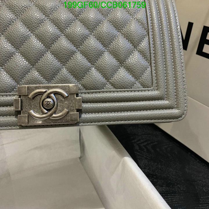 Chanel Bags -(Mirror)-Le Boy,Code: CCB061759,$: 199USD