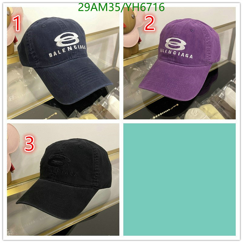 Cap -(Hat)-Balenciaga, Code: YH6716,$: 29USD