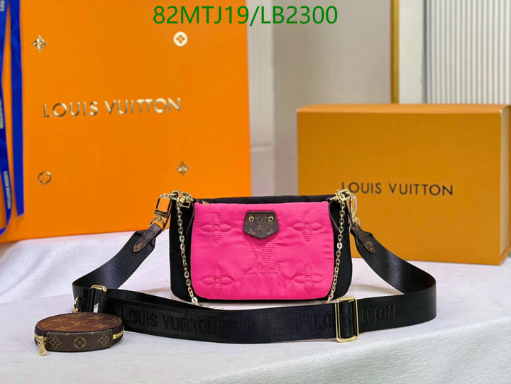 LV Bags-(4A)-New Wave Multi-Pochette-,Code: LB2300,$: 82USD