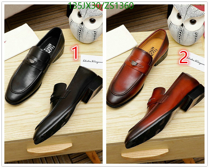 Men shoes-Ferragamo, Code: ZS1360,$: 135USD