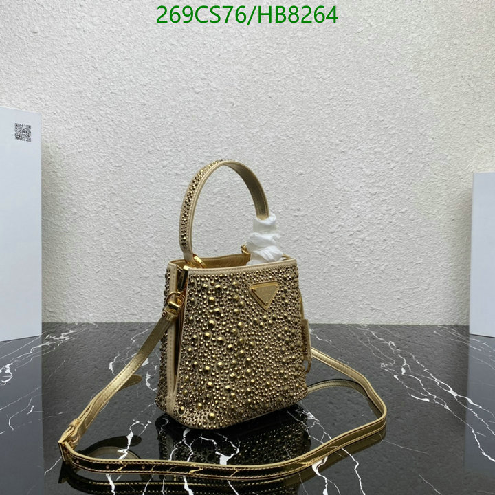 Prada Bag-(Mirror)-Diagonal-,Code: HB8264,$: 269USD