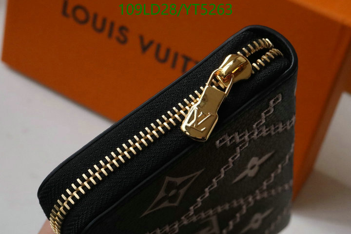 LV Bags-(Mirror)-Wallet-,Code: YT5263,$: 109USD