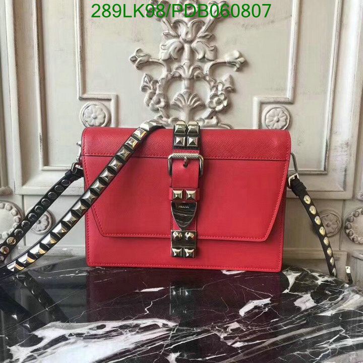 Prada Bag-(Mirror)-Diagonal-,Code: PDB060807,$: 289USD