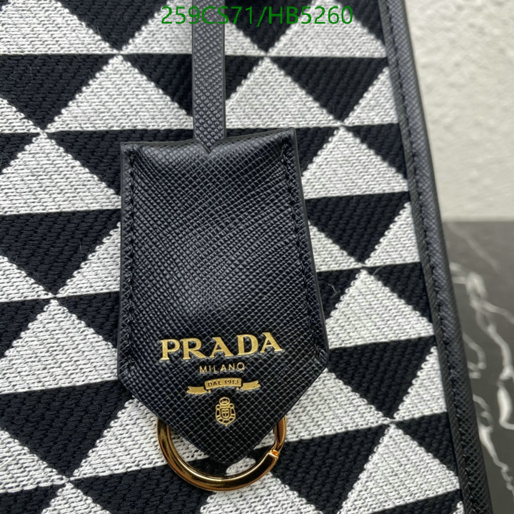 Prada Bag-(Mirror)-Handbag-,Code: HB5260,$: 259USD