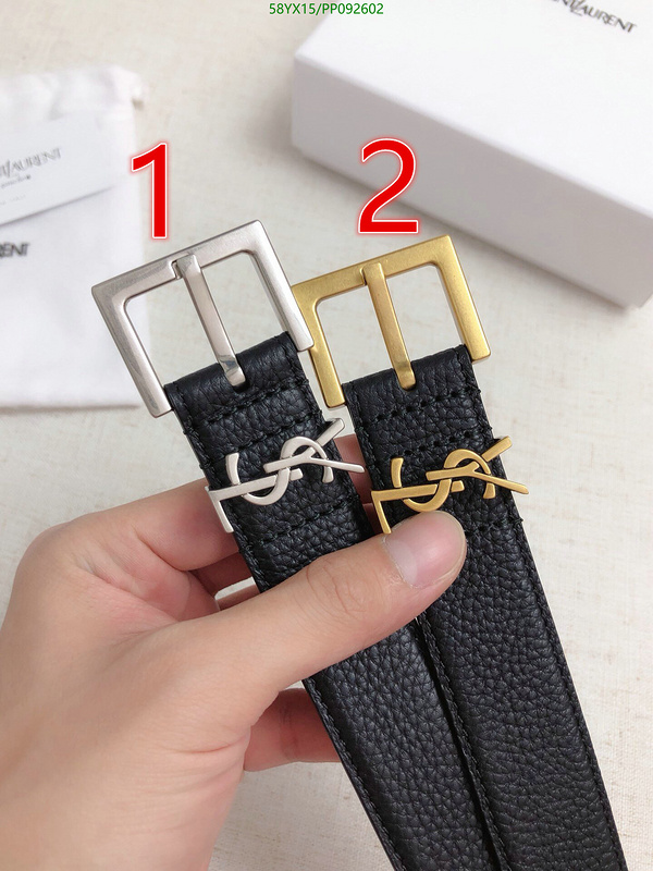 Belts-YSL, Code: PP092602,$: 59USD