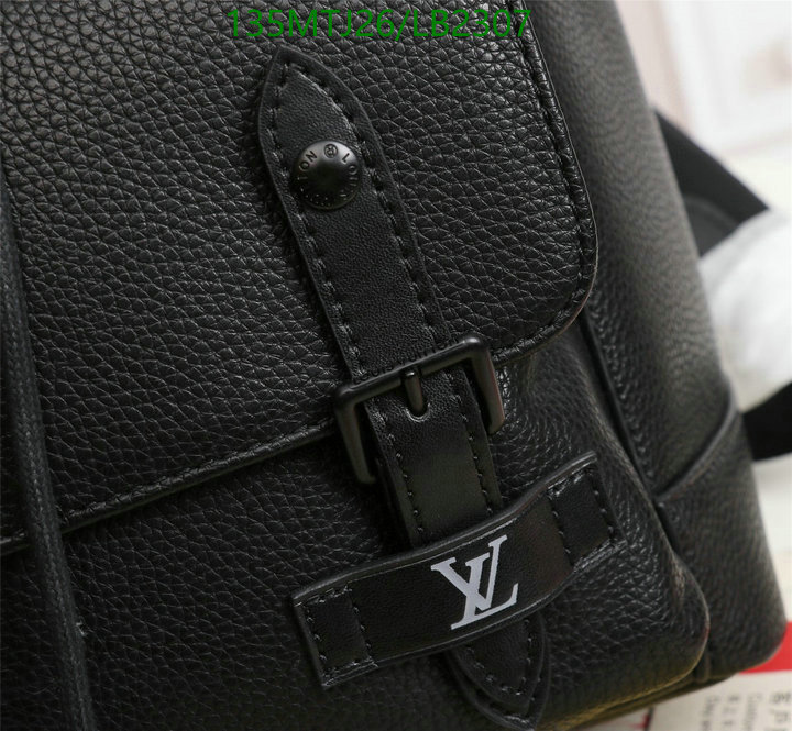 LV Bags-(4A)-Backpack-,Code: LB2307,$: 135USD