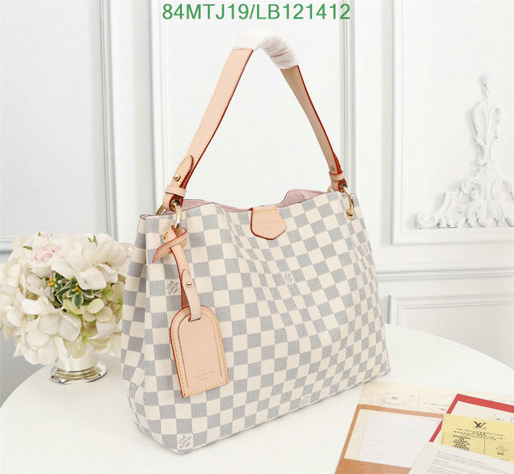 LV Bags-(4A)-Handbag Collection-,Code: LB121412,$: 84USD