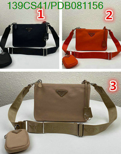 Prada Bag-(Mirror)-Diagonal-,Code:PDB081156,$:139USD