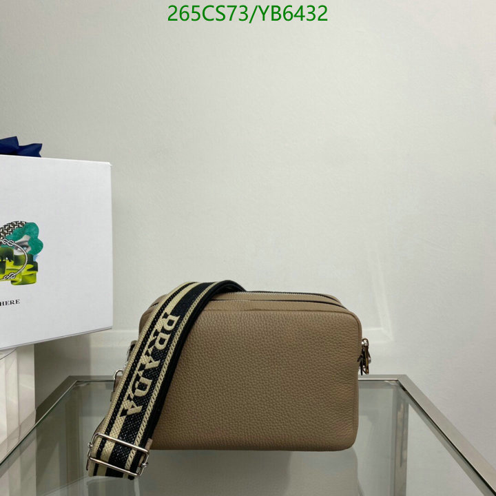 Prada Bag-(Mirror)-Diagonal-,Code: YB6432,$: 265USD