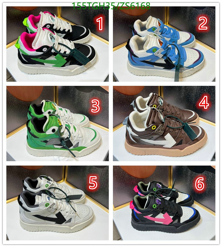 Men shoes-Off-White, Code: ZS6168,$: 155USD