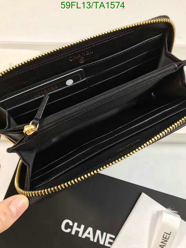 Chanel Bags ( 4A )-Wallet-,Code: TA1574,$: 59USD