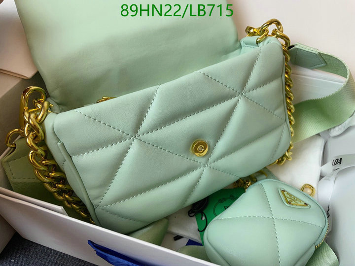 Prada Bag-(4A)-Diagonal-,Code: LB715,$: 89USD