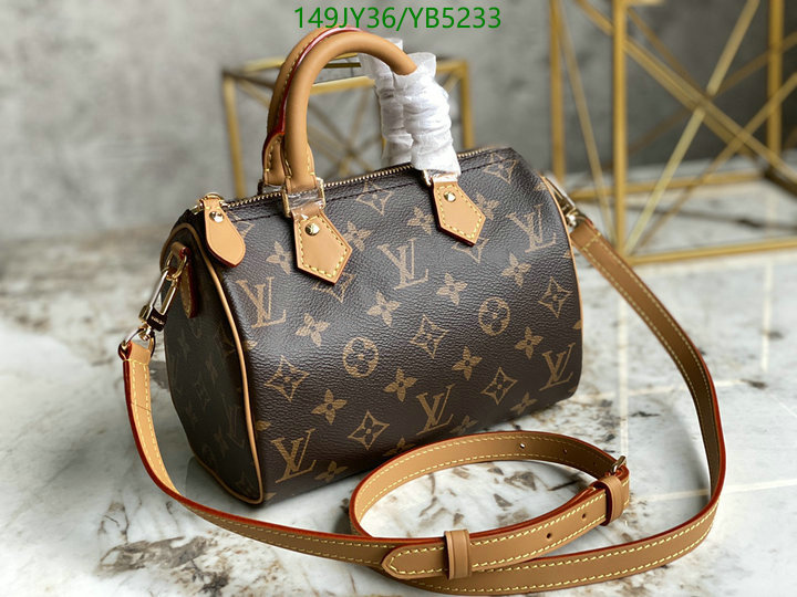 LV Bags-(Mirror)-Speedy-,Code: YB5233,