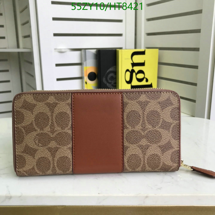 Coach Bag-(4A)-Wallet-,Code: HT8421,$: 55USD