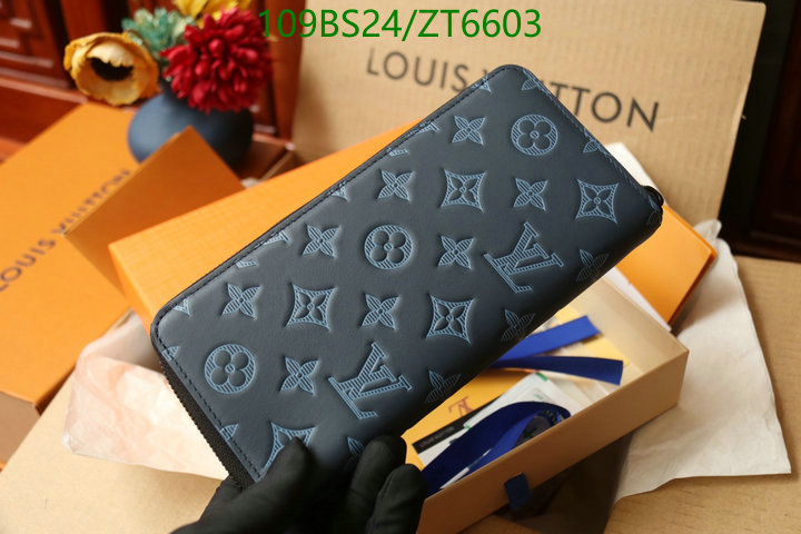 LV Bags-(Mirror)-Wallet-,Code: ZT6603,$: 109USD