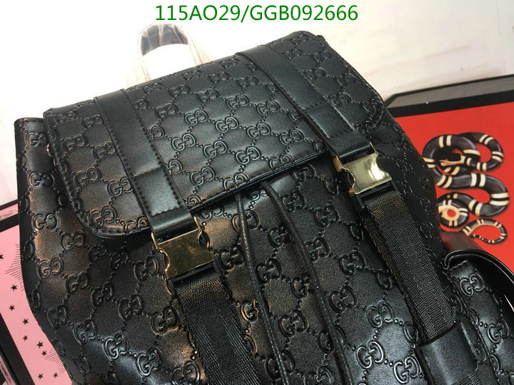 Gucci Bag-(4A)-Backpack-,Code: GGB092666,$:139USD