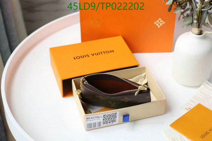 LV Bags-(Mirror)-Wallet-,Code: TP022202,$: 45USD