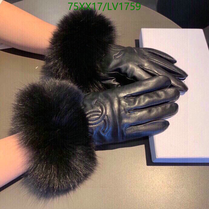 Gloves-Chanel, Code: LV1759,$: 75USD