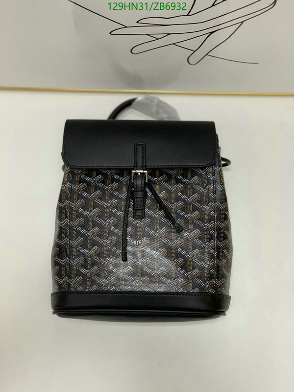 Goyard Bag-(4A)-Backpack-,Code: ZB6932,$: 129USD