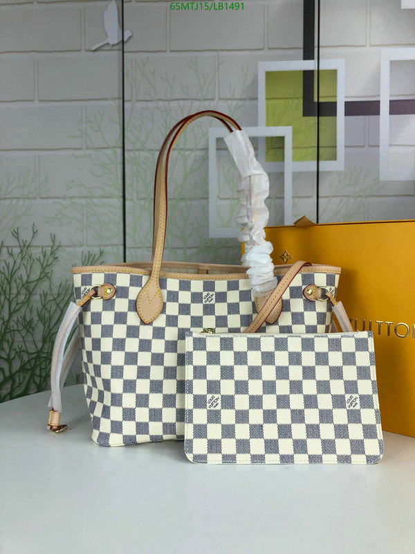 LV Bags-(4A)-Neverfull-,Code: LB1491,$: 65USD