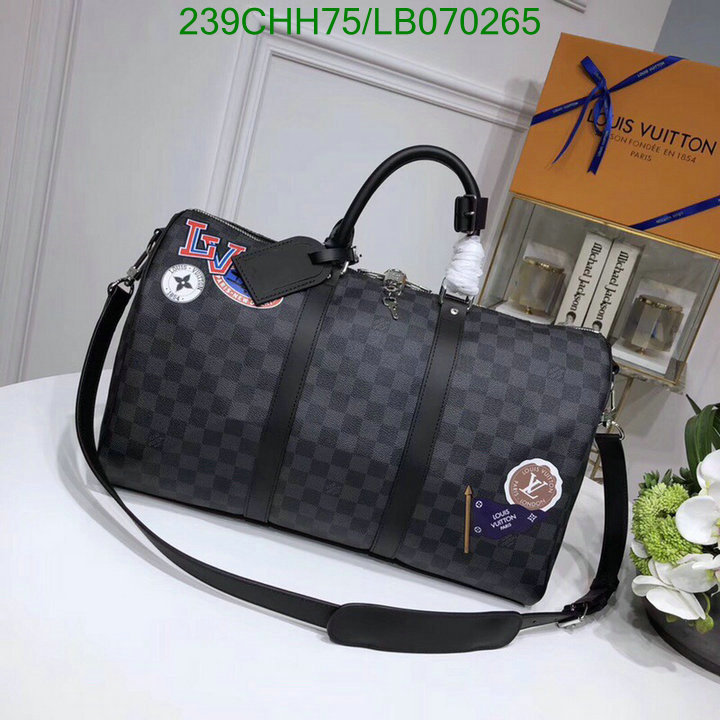 LV Bags-(Mirror)-Keepall BandouliRe 45-50-,Code: LB070265,$: 239USD