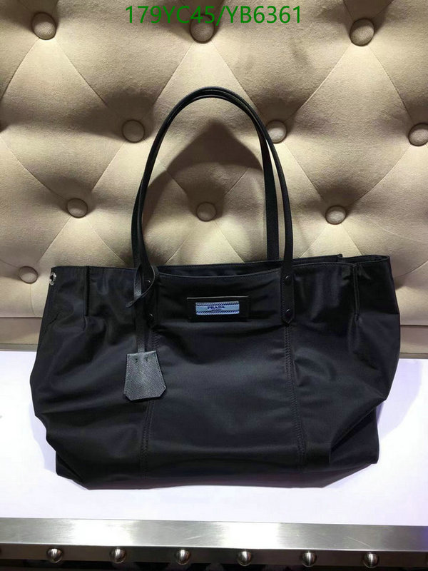 Prada Bag-(Mirror)-Handbag-,Code: YB6361,$: 179USD