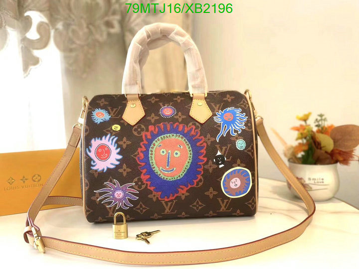 LV Bags-(4A)-Speedy-,Code: XB2196,$: 79USD