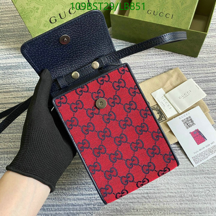 Gucci Bag-(Mirror)-Diagonal-,Code: LB851,$: 109USD