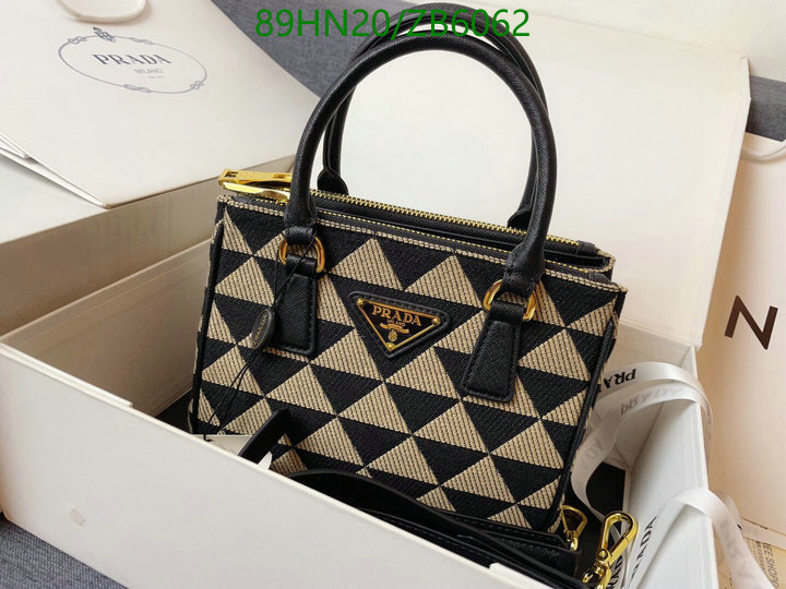 Prada Bag-(4A)-Handbag-,Code: ZB6062,$: 89USD