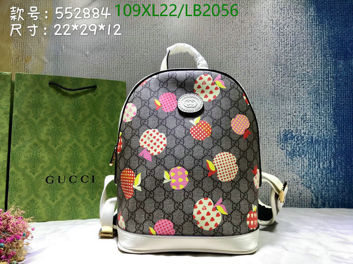 Gucci Bag-(4A)-Backpack-,Code: LB2056,$: 109USD