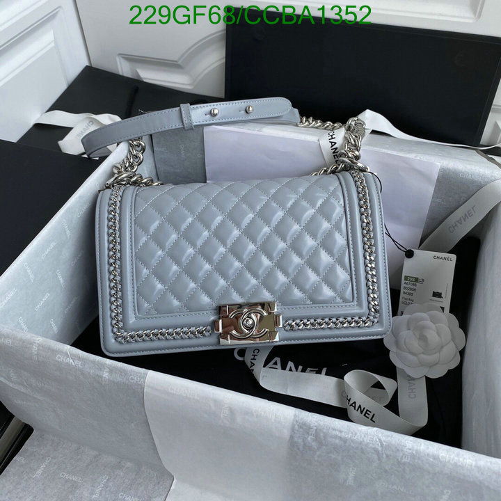 Chanel Bags -(Mirror)-Le Boy,Code: CCBA1352,$: 229USD