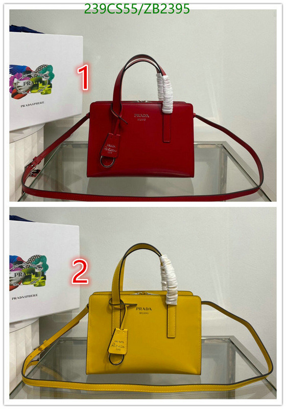 Prada Bag-(Mirror)-Diagonal-,Code: ZB2395,$: 239USD