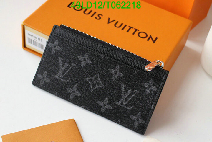 LV Bags-(Mirror)-Wallet-,Code: T062218,$: 49USD