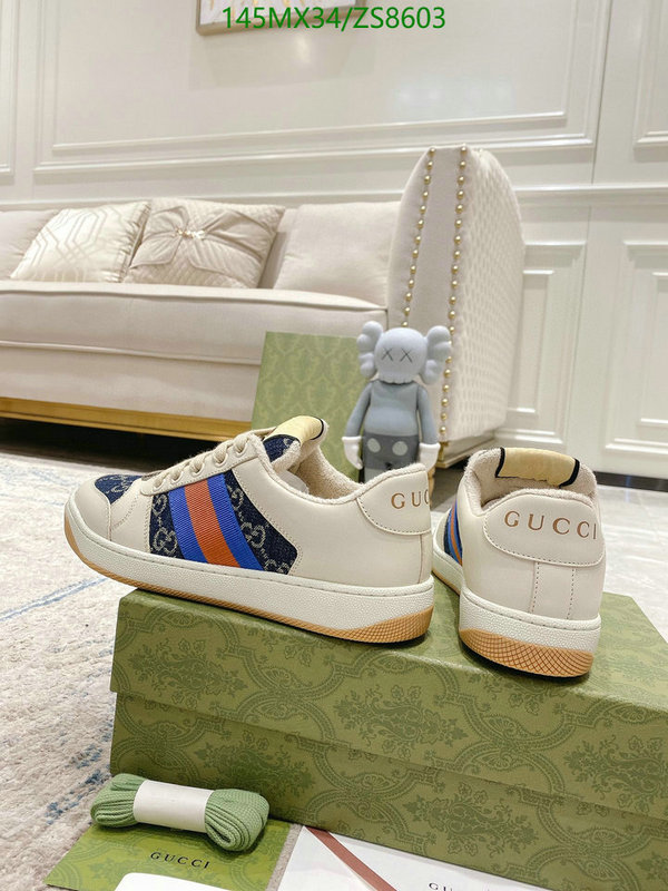 Men shoes-Gucci, Code: ZS8603,$: 145USD