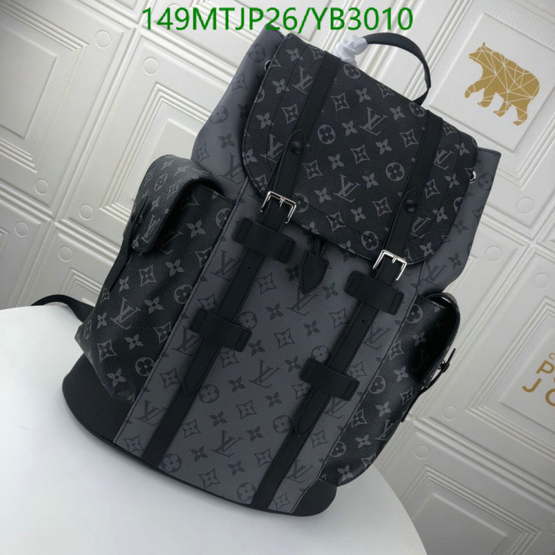 LV Bags-(4A)-Backpack-,Code: YB3010,$: 149USD