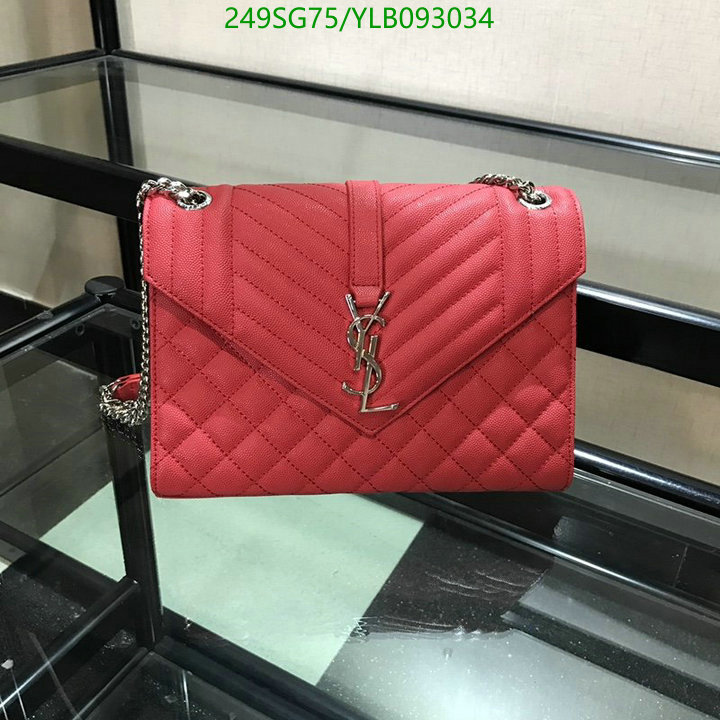 YSL Bag-(Mirror)-Envelope Series,Code: YLB093034,$: 249USD