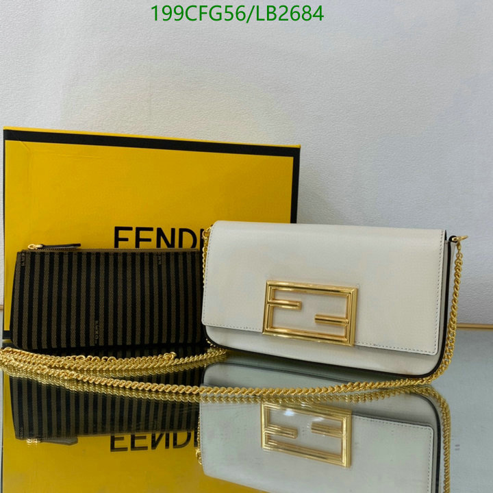 Fendi Bag-(Mirror)-Diagonal-,Code: LB2684,$: 199USD