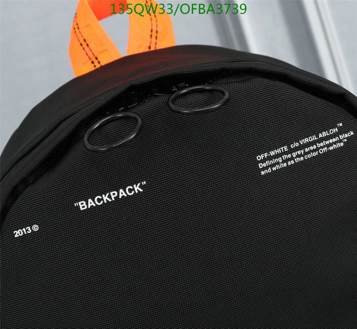 Off-White Bag-(Mirror)-Backpack-,Code: OFBA3739,$: 135USD