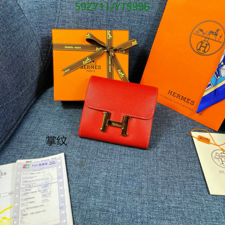 Hermes Bag-(4A)-Wallet-,Code: YT5996,$: 59USD