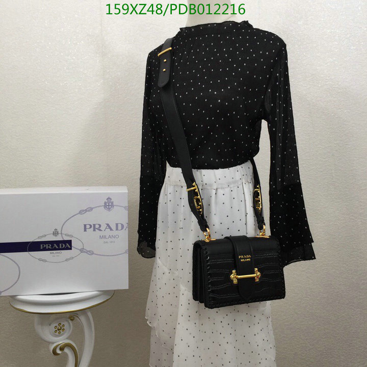 Prada Bag-(Mirror)-Diagonal-,Code: PDB012216,$:159USD