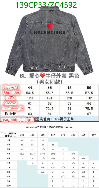 Clothing-Balenciaga, Code: ZC4592,$: 139USD