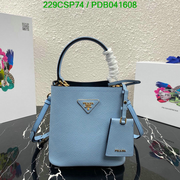 Prada Bag-(Mirror)-Diagonal-,Code: PDB041608,$: 229USD