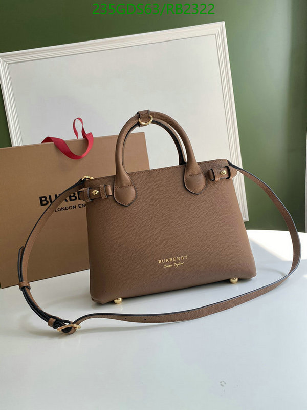 Burberry Bag-(Mirror)-Handbag-,Code: RB2322,$: 235USD