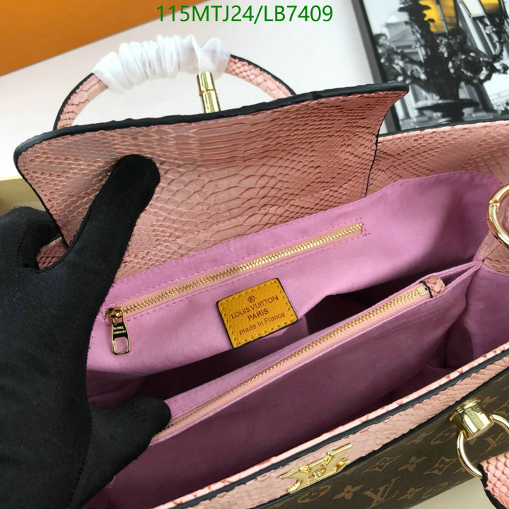 LV Bags-(4A)-Handbag Collection-,Code: LB7409,$: 115USD