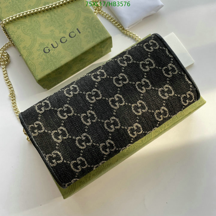 Gucci Bag-(4A)-Diagonal-,Code: HB3576,$: 75USD