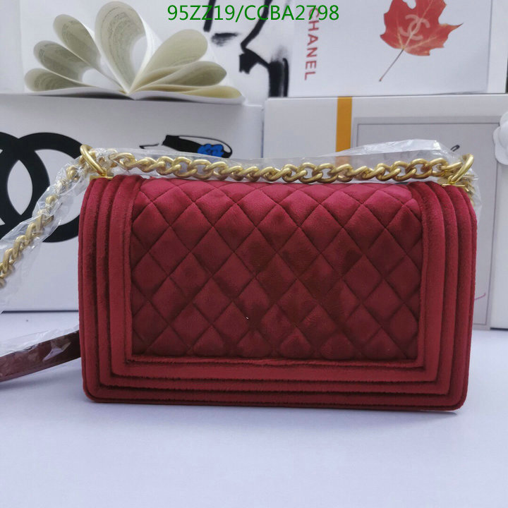 Chanel Bags ( 4A )-Le Boy,Code: CCBA2798,$: 95USD